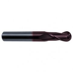 7/64" Dia. - 1-1/2" OAL - 30 Helix Firex CBD Ball Nose EM - 2 FL - Eagle Tool & Supply