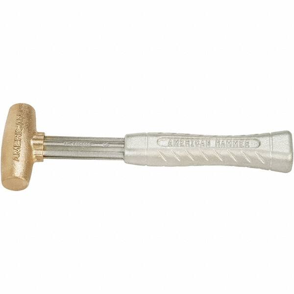 American Hammer - 1-1/2 Lb Nonsparking Bronze Hammer - Exact Industrial Supply