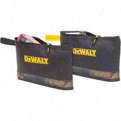 CLC - 6 Pocket Black & Yellow Polyester Tool Bag - 23-3/4" Wide x 9" Deep x 15" High - Eagle Tool & Supply