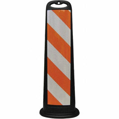 PRO-SAFE - Traffic Barrels, Delineators & Posts Type: Vertical Panel Material: Polyethylene - Eagle Tool & Supply