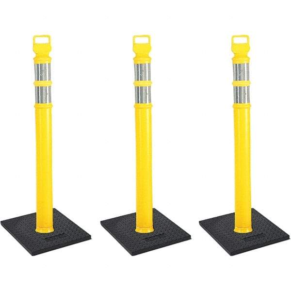 PRO-SAFE - Traffic Barrels, Delineators & Posts Type: Delineator Post Material: Polyethylene - Eagle Tool & Supply