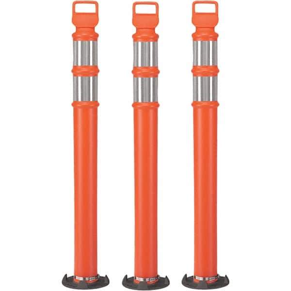 PRO-SAFE - Traffic Barrels, Delineators & Posts Type: Delineator Post Material: Polyethylene - Eagle Tool & Supply