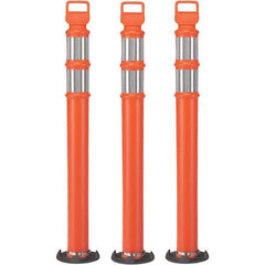 PRO-SAFE - Traffic Barrels, Delineators & Posts Type: Delineator Post Material: Polyethylene - Eagle Tool & Supply