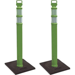PRO-SAFE - Traffic Barrels, Delineators & Posts Type: Delineator Post Material: Polyethylene - Eagle Tool & Supply