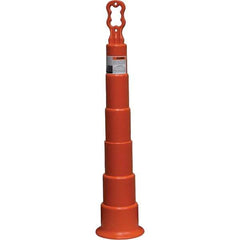 PRO-SAFE - Traffic Barrels, Delineators & Posts Type: Channelizer Cone Material: Polyethylene - Eagle Tool & Supply