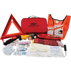 PRO-SAFE - Highway Safety Kits Type: Emergency Roadside Kit Number of Pieces: 79 - Eagle Tool & Supply