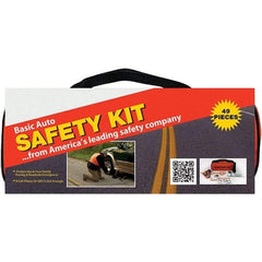 PRO-SAFE - Highway Safety Kits Type: Emergency Roadside Kit Number of Pieces: 49 - Eagle Tool & Supply