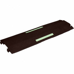 PRO-SAFE - 36" Long x 10-1/2" Wide x 1-1/2" High, Polyurethane Ramp Cable Guard - 8,850 Lb Load Limit - Eagle Tool & Supply
