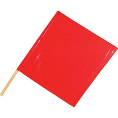 PRO-SAFE - Traffic Flags & Wind Socks Type: Flags Flag Height (Inch): 24 - Eagle Tool & Supply