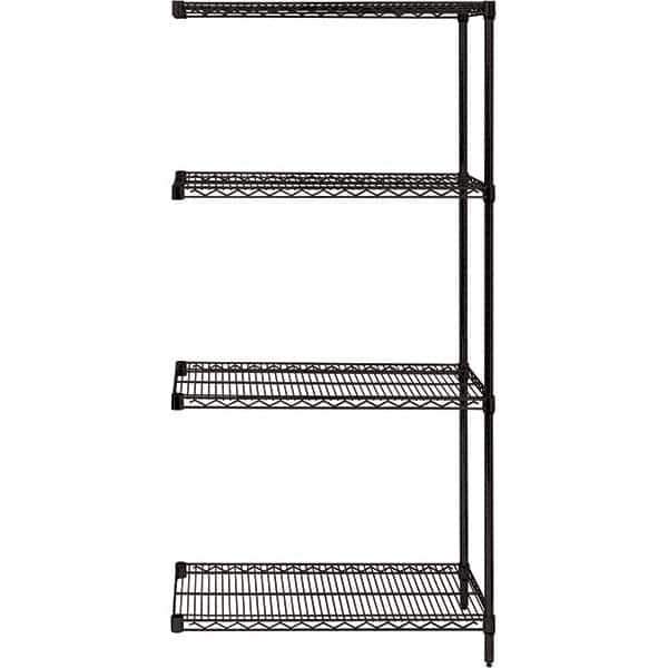 Quantum Storage - 24" Wide, 63 High, Open Shelving Accessory/Component - Use with #1630 Built-In Combination Lock - Eagle Tool & Supply