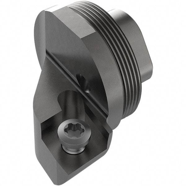 Seco - Right Hand Cut, Size GL25, CC09T3 Insert Compatiblity, Internal Modular Turning & Profiling Cutting Unit Head - 17mm Ctr to Cutting Edge, 20mm Head Length, Through Coolant, Series Steadyline ISO Turning - Eagle Tool & Supply