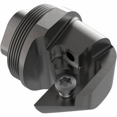 Seco - Left Hand Cut, Size GL25, DC11T3 Insert Compatiblity, Internal Modular Turning & Profiling Cutting Unit Head - 17mm Ctr to Cutting Edge, 12mm Head Length, Through Coolant, Series Steadyline ISO Turning - Eagle Tool & Supply