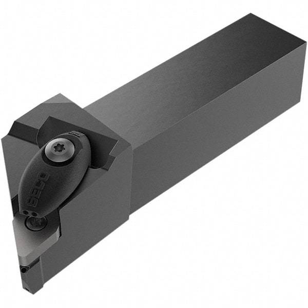 Seco - DDJNR, Right Hand Cut, 93° Lead Angle, 25mm Shank Height x 25mm Shank Width, Negative Rake Indexable Turning Toolholder - 127mm OAL, DN1506 Insert Compatibility, Series Jetstream - Eagle Tool & Supply