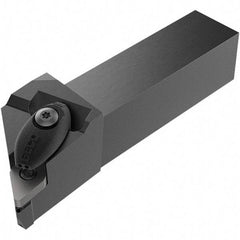 Seco - DDJNR, Right Hand Cut, 93° Lead Angle, 25mm Shank Height x 25mm Shank Width, Negative Rake Indexable Turning Toolholder - 127mm OAL, DN1506 Insert Compatibility, Series Jetstream - Eagle Tool & Supply