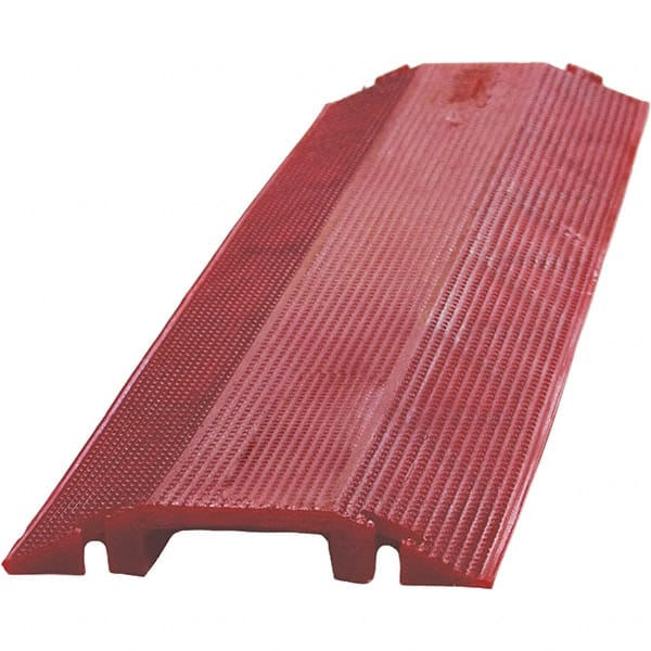 PRO-SAFE - 36" Long x 10-1/2" Wide x 1-1/2" High, Polyurethane Ramp Cable Guard - Eagle Tool & Supply