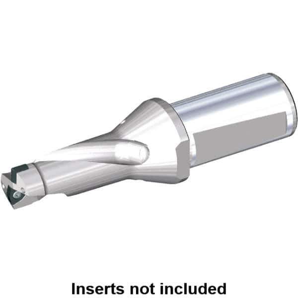 Kennametal - 82mm Max Drill Depth, 2xD, 41mm Diam, Indexable Insert Drill - 2 Inserts, 32mm Shank Diam, Whistle Notch Shank - Eagle Tool & Supply