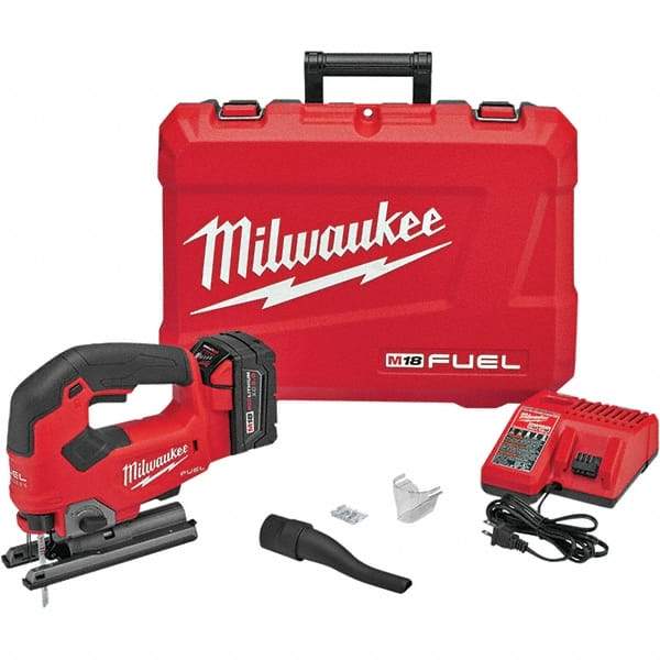 Milwaukee Tool - Cordless Jigsaws Voltage: 18 Strokes per Minute: 0-3500 - Eagle Tool & Supply