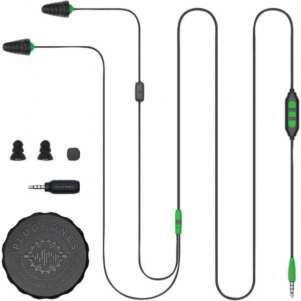 Plugfones - Hearing Protection/Communication Type: Earplugs w/Audio Noise Reduction Rating (dB): 26.00 - Eagle Tool & Supply