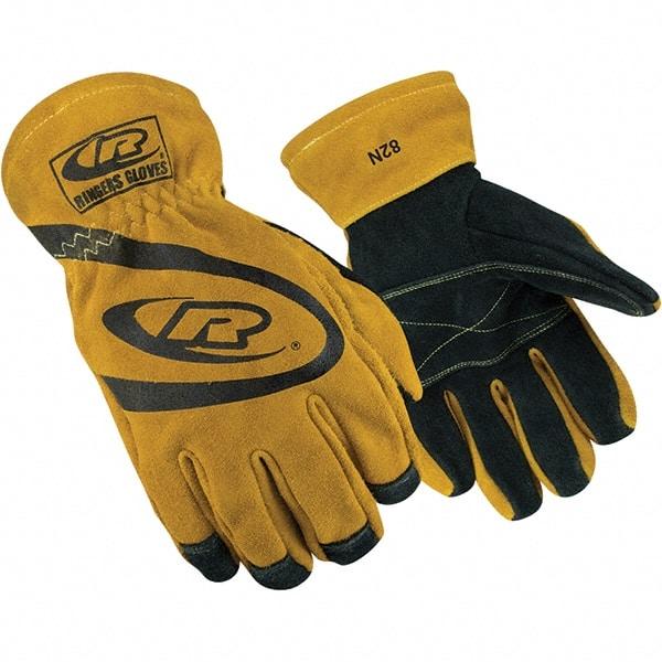 Ringers Gloves - Size M, Leather, Flame Resistant Gloves - Kovenex Lined, NFPA 1971 - Eagle Tool & Supply