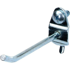 NMC - 2-1/2" Long Pegboard Hook - 2-1/2" Projection, 30° Bend, Steel - Eagle Tool & Supply