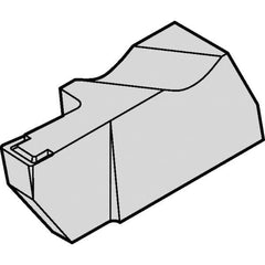 Kennametal - 3NGD K Grade KCU10, 3mm Cutting Width Carbide Grooving Insert - 1/4" Max Depth of Cut, Left Hand, 0.191mm Corner Radius, AlTiN Finish - Eagle Tool & Supply