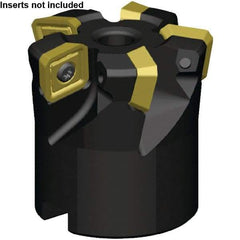Kennametal - 5 Inserts, 30.02mm Cutter Diam, 1.65mm Max Depth of Cut, Indexable High-Feed Face Mill - 22mm Arbor Hole Diam, 50mm High, KSSM Toolholder, SE.X443AE.N7... Inserts, Series KSSM - Eagle Tool & Supply