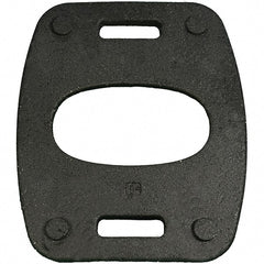 PRO-SAFE - 22" Wide x 1.3" High Recycled Rubber Vertical Panel Base - Eagle Tool & Supply