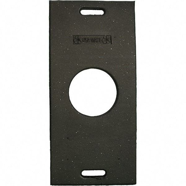PRO-SAFE - 30" Wide x 2" High Recycled Rubber Channelizer Base - Eagle Tool & Supply