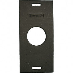 PRO-SAFE - 30" Wide x 2" High Recycled Rubber Channelizer Base - Eagle Tool & Supply