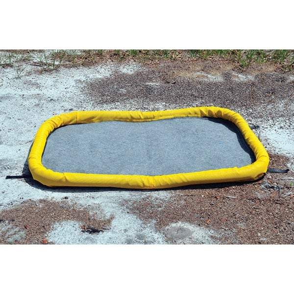 UltraTech - 3.3 Gal Capacity per Package, Stormwater Pad - 60" Long x 48" Wide, Gray, Recycled Fibers - Eagle Tool & Supply