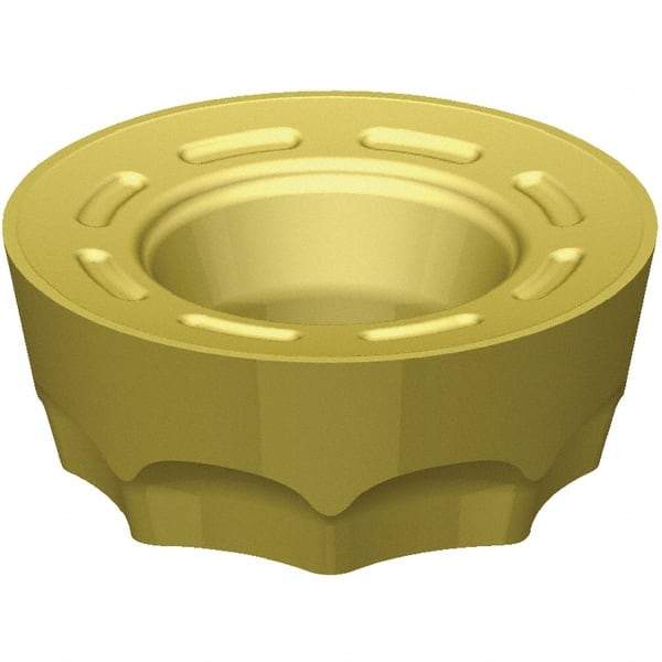 Kennametal - RPHT10T3 422X8 Grade X500 Carbide Milling Insert - TiN Finish, 3.96mm Thick, 10mm Inscribed Circle - Eagle Tool & Supply