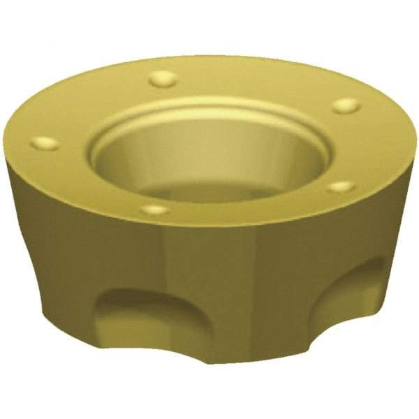 Kennametal - RPPT10T3 432 Grade X500 Carbide Milling Insert - TiN Finish, 3.97mm Thick, 10mm Inscribed Circle - Eagle Tool & Supply