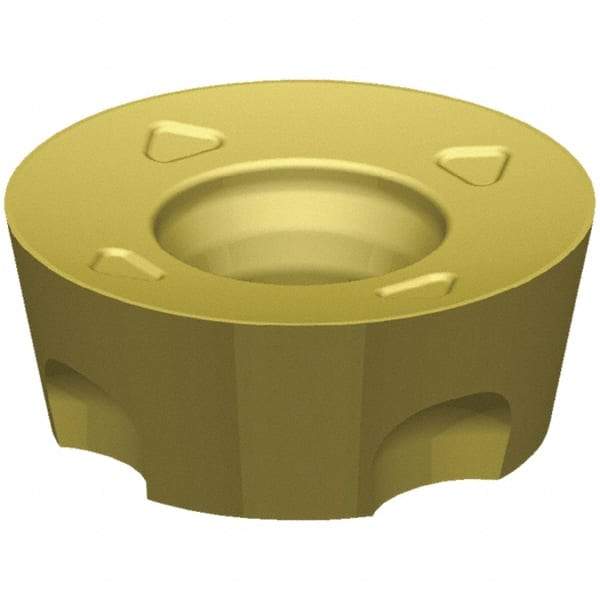 Kennametal - RPPT1204 432 Grade KCSM40 Carbide Milling Insert - TiN Finish, 3/16" Thick, 12mm Inscribed Circle - Eagle Tool & Supply