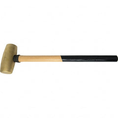 American Hammer - 12 Lb Brass Nonsparking Hammer - Exact Industrial Supply