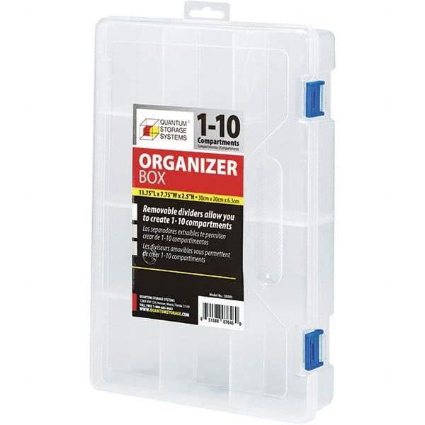 Quantum Storage - Compartment Storage Boxes & Bins Type: Storage Box Number of Compartments: 10.000 - Eagle Tool & Supply