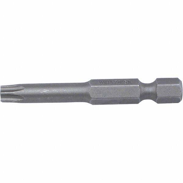 Wiha - T20 Power Bit - 1/4" Drive, 2" OAL - Eagle Tool & Supply