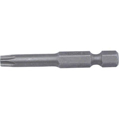 Wiha - T10 Power Bit - 1/4" Drive, 2" OAL - Eagle Tool & Supply