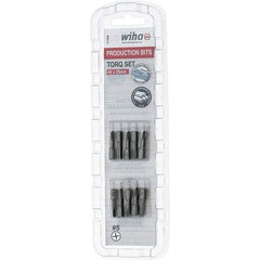Wiha - 1/4" Drive, #5 Torq-Set Screwdriver Bit - 1" OAL - Eagle Tool & Supply