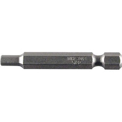 Wiha - 0.14" Power Bit - 1/4" Drive, 2" OAL - Eagle Tool & Supply