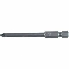 Wiha - PZ.0 Power Bit - 1/4" Drive, 2-3/4" OAL - Eagle Tool & Supply
