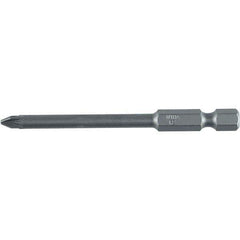 Wiha - PZ.2 Power Bit - 1/4" Drive, 2-3/4" OAL - Eagle Tool & Supply