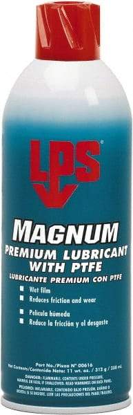 LPS - 16 oz Aerosol with PTFE Lubricant - Brown, Food Grade - Eagle Tool & Supply