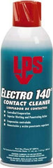 LPS - 11 Ounce Bottle Contact Cleaner - 144°F Flash Point, 15.14 kV Dielectric Strength, Flammable, Plastic Safe - Eagle Tool & Supply