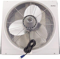 Air King - 20" Blade, 3,560 Max CFM, Window Fan - 1.8/3.2 Amps, 110 Volts, 3 Speed - Eagle Tool & Supply