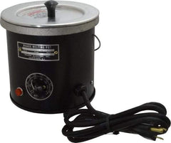 WAAGE - 1 Qt, 3-1/2" Deep, 150 to 450°F, Dip Coat Pot - 5" ID, 115 Volts, 600 Watts - Eagle Tool & Supply