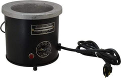 WAAGE - 1 Qt, 3-1/2" Deep, 150 to 450°F, Dip Coat Pot - 5" ID, 230 Volts, 600 Watts - Eagle Tool & Supply