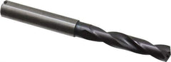 Guhring - 7.2mm 140° Spiral Flute Solid Carbide Screw Machine Drill Bit - FIREX Finish, Right Hand Cut, 41mm Flute Length, 79mm OAL, SU Point, Straight Shank, Through Coolant - Eagle Tool & Supply