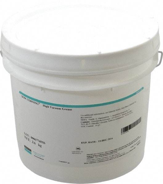 Dow Corning - 8 Lb Can Silicone General Purpose Grease - Translucent White/Gray, NLGIG 2, - Eagle Tool & Supply