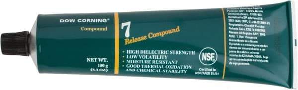 Dow Corning - 5.3 Ounce Tube, White, General Purpose Mold Release - Food Grade, Silicone Composition - Eagle Tool & Supply