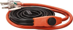 EasyHeat - 6' Long, Preassembled, Fixed Length, Fixed Wattage, Protection Heat Cable - 120 Input Volts, 42 Watts - Eagle Tool & Supply